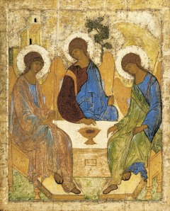 Rublev's Icon of the Holy Trinity (Св. Троицы)