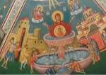 Church fresco of the Theotokos, Life-Giving Fount