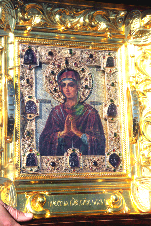 Myrrh-streaming Icon of the Most Holy Mother of God “Softener of Evil Hearts”, Moscow